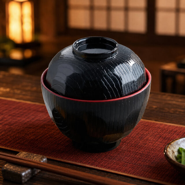 Miso Soup Bowl with Lid