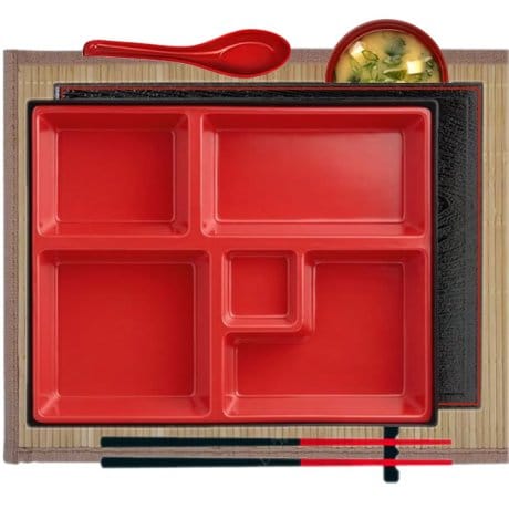 Traditional Bento Set & Bamboo Placemat