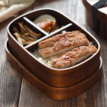 Japanese Style Wooden Lunch Box
