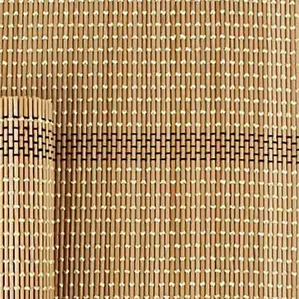 Natural Woven Bamboo Placemat Detailed