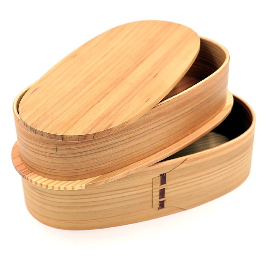2 Tier Wooden Bento Box
