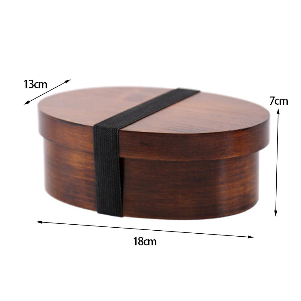 Willow Wood Oval Bento Box