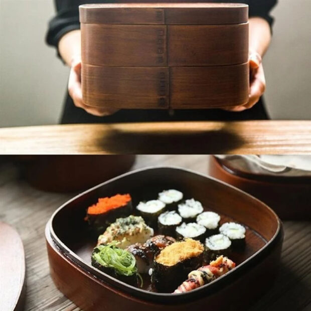 Japanese Wooden Lunch Box