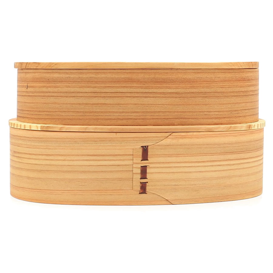 Light 2 Tier Wooden Bento Box 3