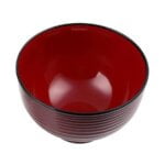 Red Yamanaka-Nuri Soup Bowls