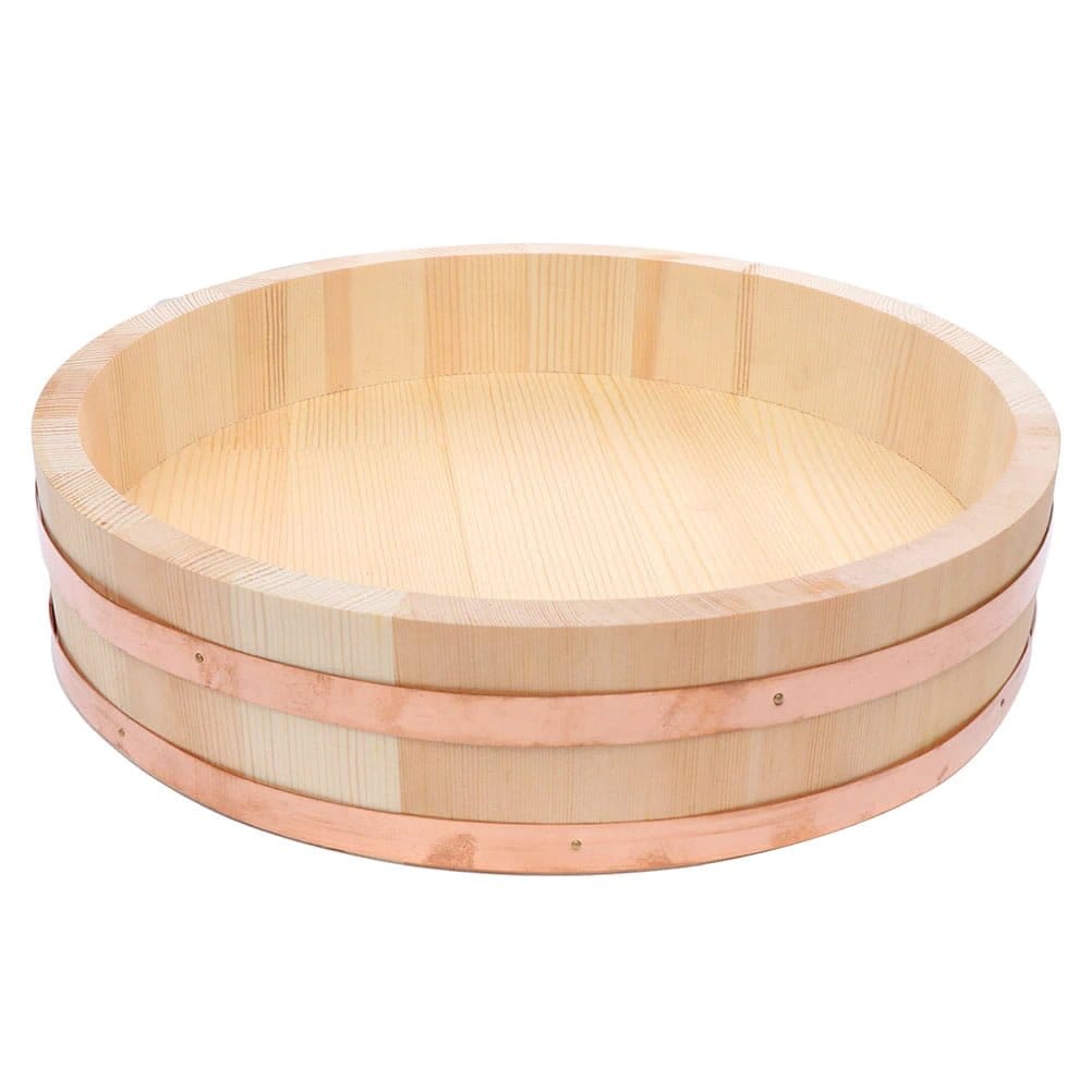 1 Piece Wooden Sushi Oke Rice Mixing Tub 1 Piece Wooden Sushi Oke Rice Mixing Tub