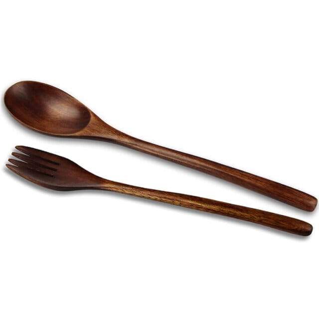 Wood Soon & Fork Set
