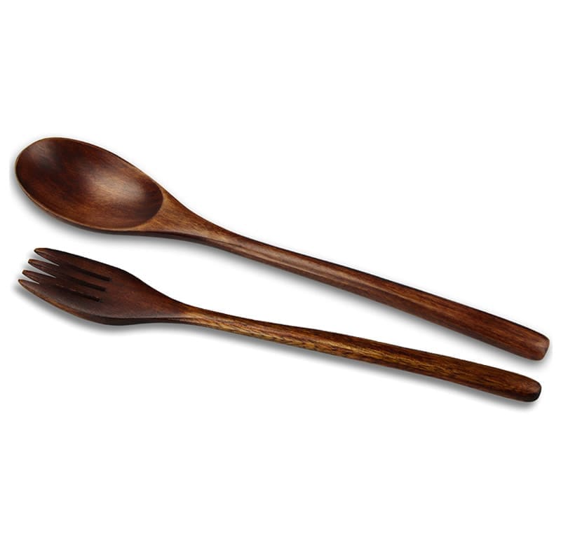 Wood Soon & Fork Set