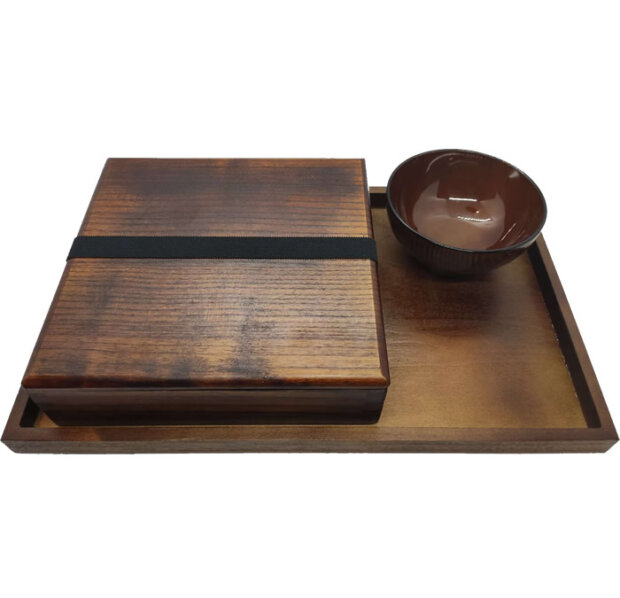 Wooden Bento Box Set