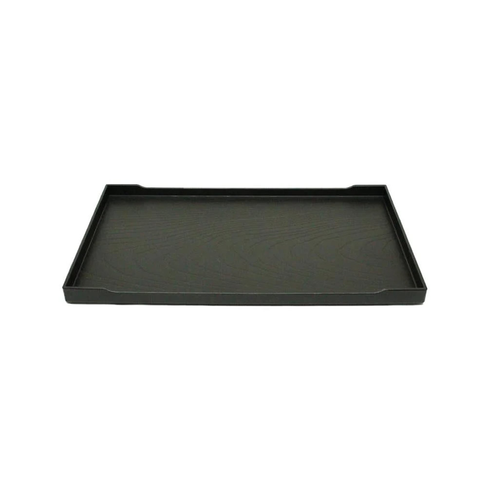 Black Woodgrain Sushi Trays