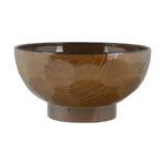 Lacquered Wood Grain Bowls