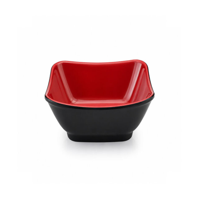 Red & Black Condiments Side Bowl Side