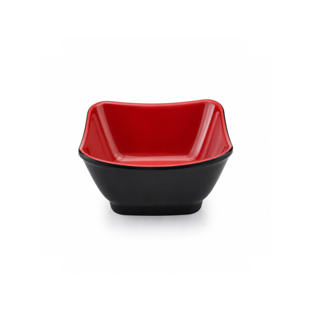 Red & Black Condiments Side Bowls