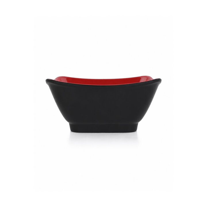 Red &Amp; Black Condiments Side Bowls Red &Amp; Black Condiments Side Bowls