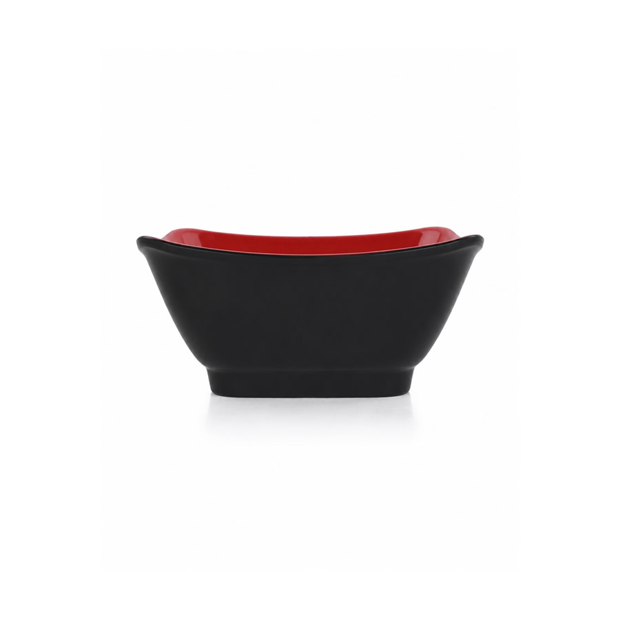 Red & Black Condiments Side Bowls Red & Black Condiments Side Bowls