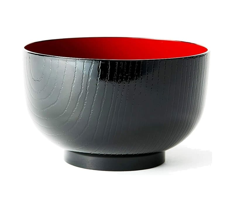 Wood Grain Rice Bowl