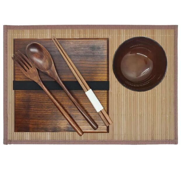 Wooden Bento Set