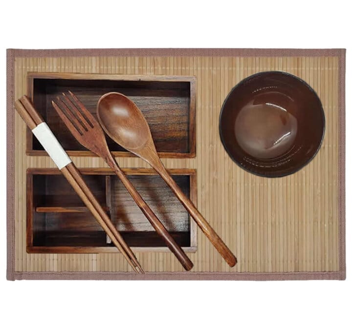 Two Tier Wood Bento Two Tier Wood Bento