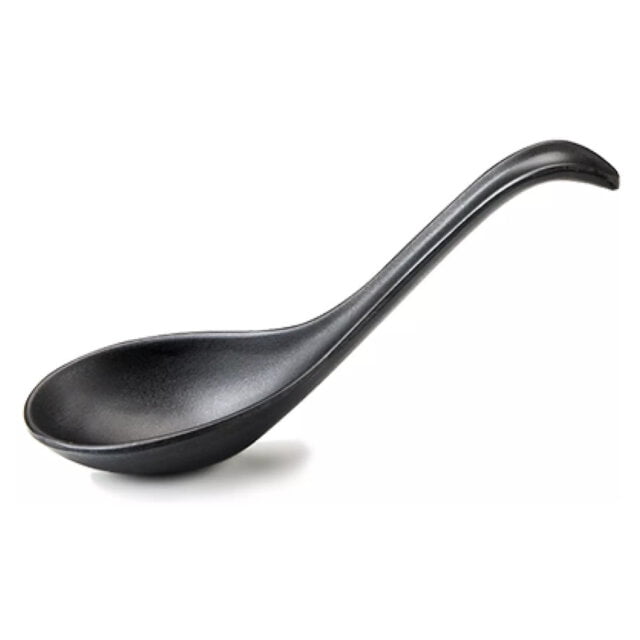 Black Pearl Melamine Spoon