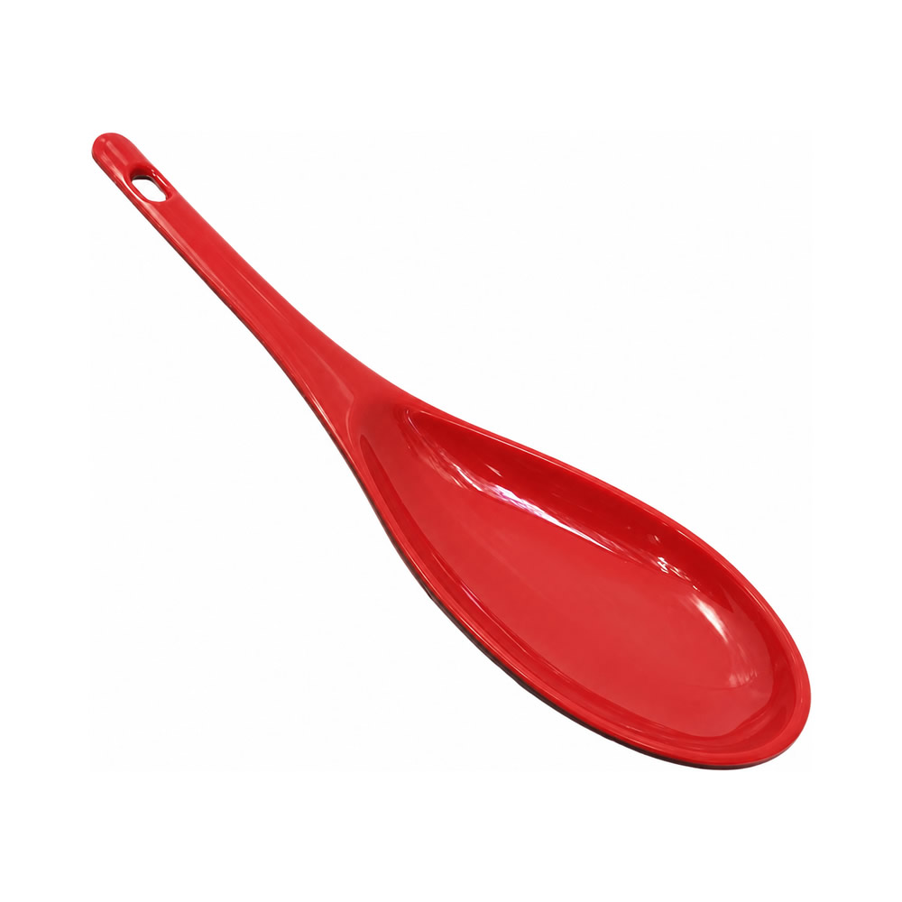 Large Serving Spoon Black & Red