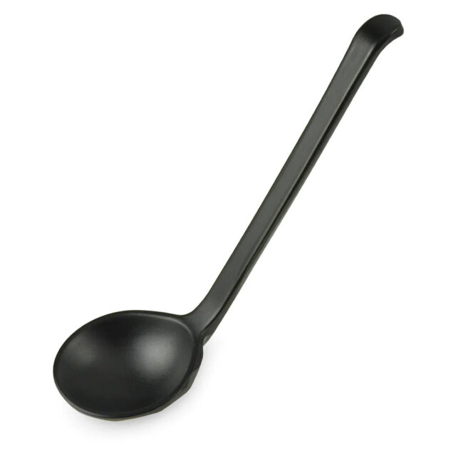 Matte Black Long Handle Ramen Spoons