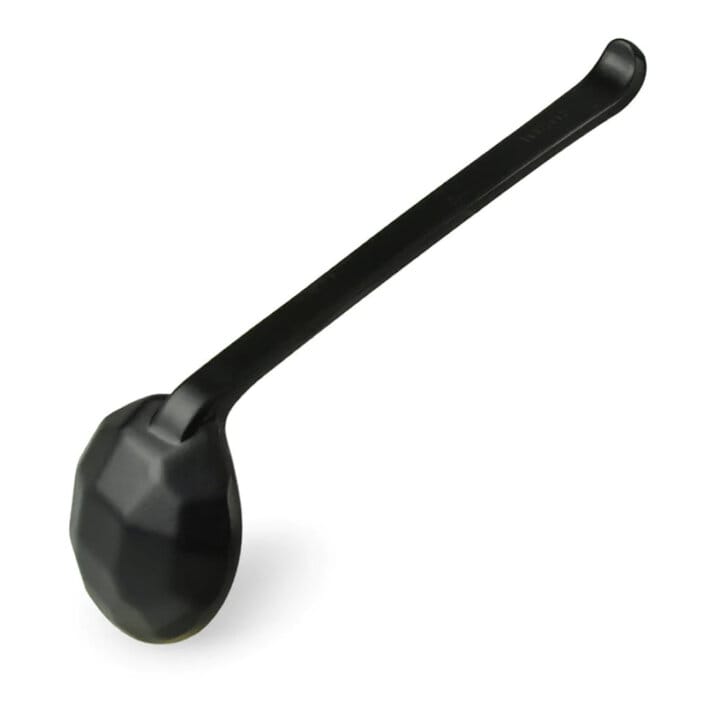 Matt Black Ramen Spoon Back