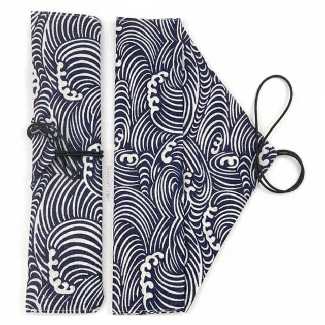 Nami Wave Chopstick & Cutlery Bag