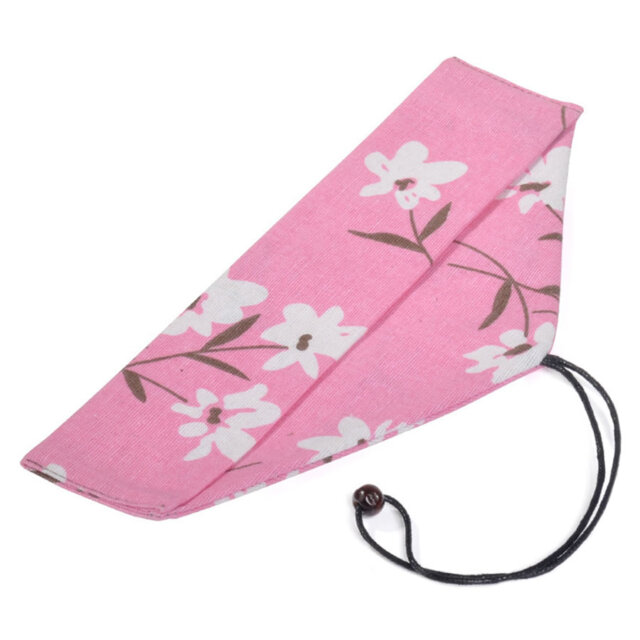 Pink Floral Chopstick & Cutlery Bag