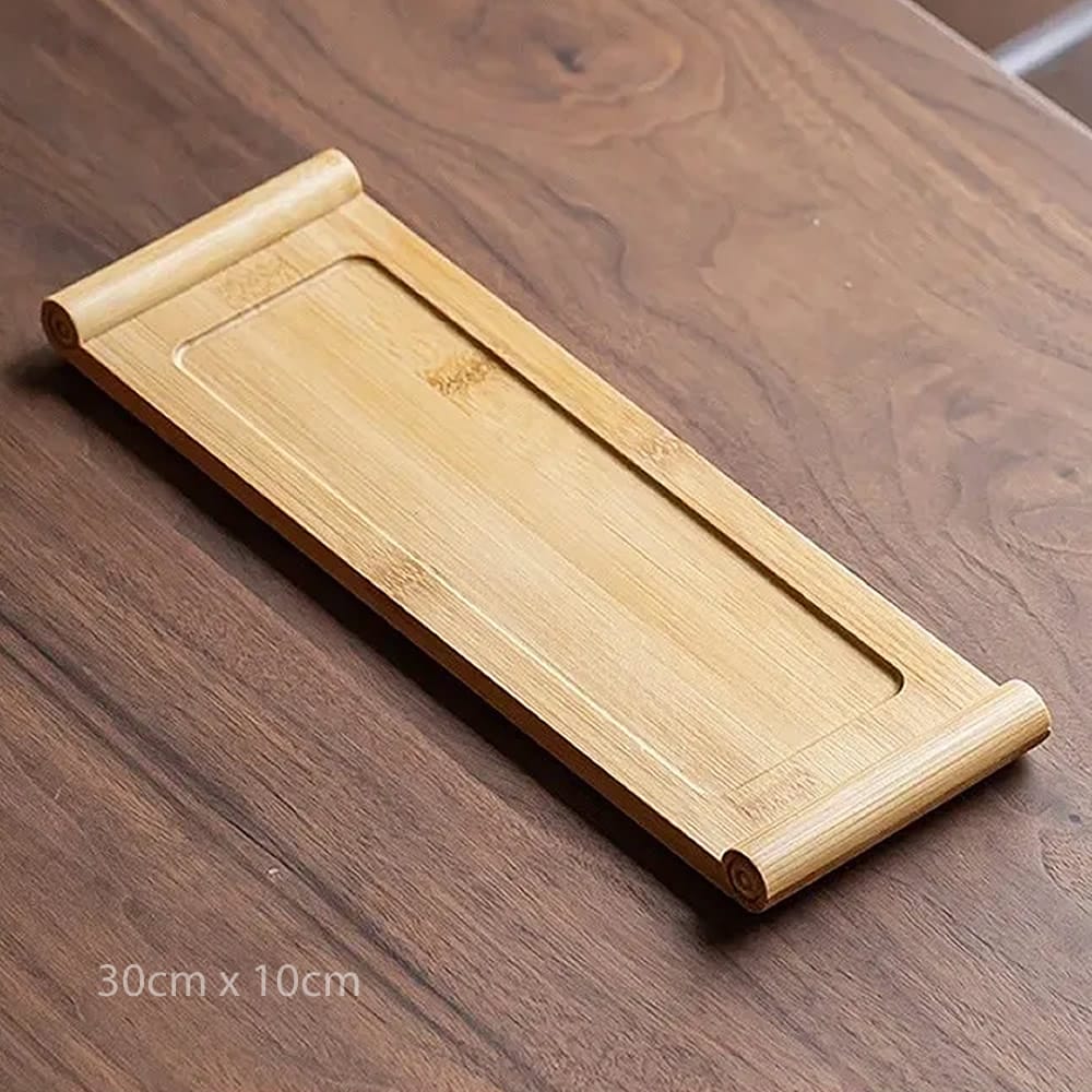 Rectangular Bamboo Tea Tray 30×10