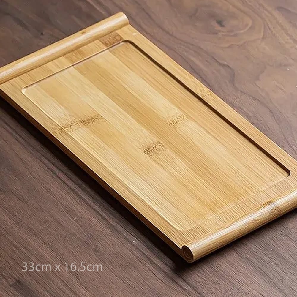 Rectangular Bamboo Tea Tray 33×16.5