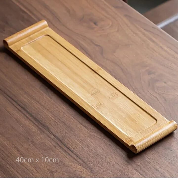 Rectangular Bamboo Tea Tray 40X10