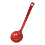 Red & Black Japanese Long Handle Ramen Spoon
