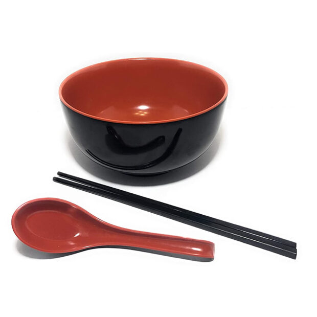 Soup Bowl Set with Spoon & Chopsticks