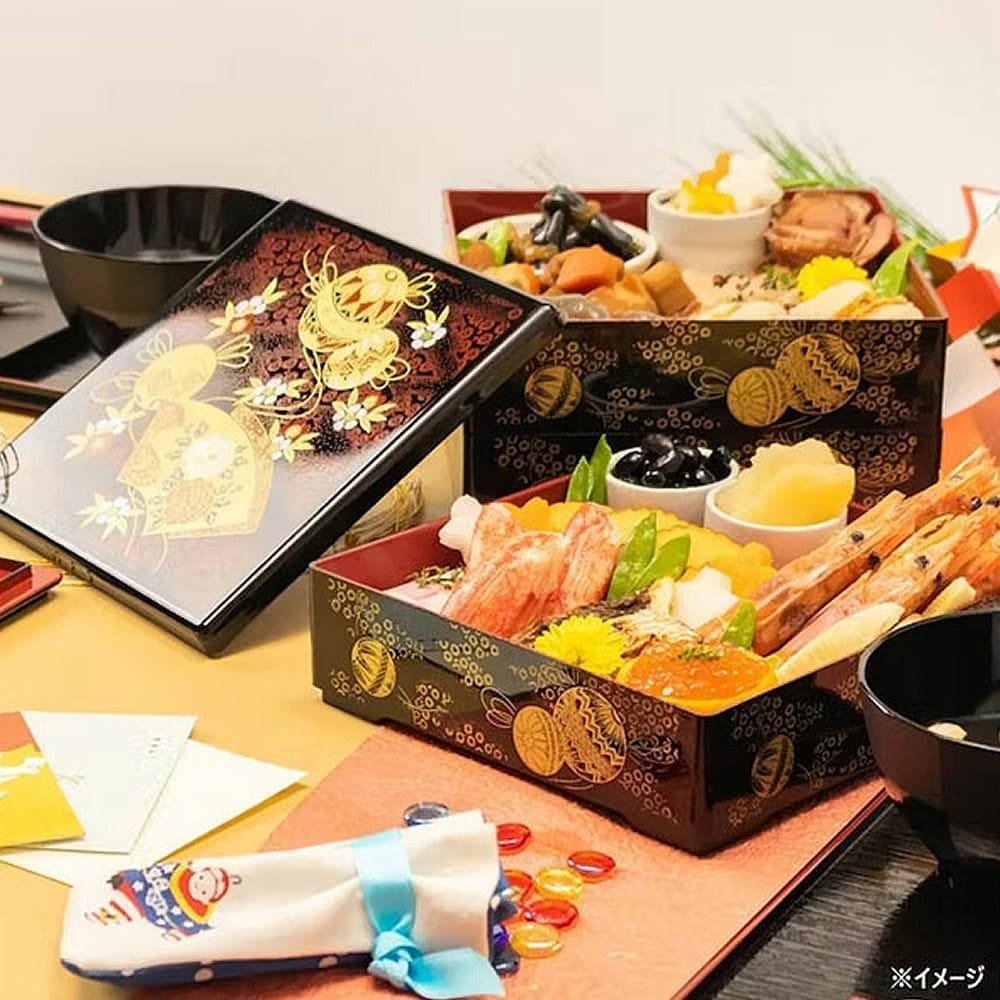 Temari 3-Tier Jubako Bento Box Set