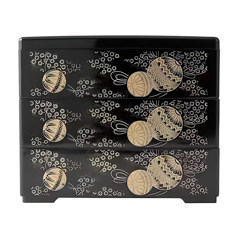 Temari 3-Tier Jubako Bento Boxes