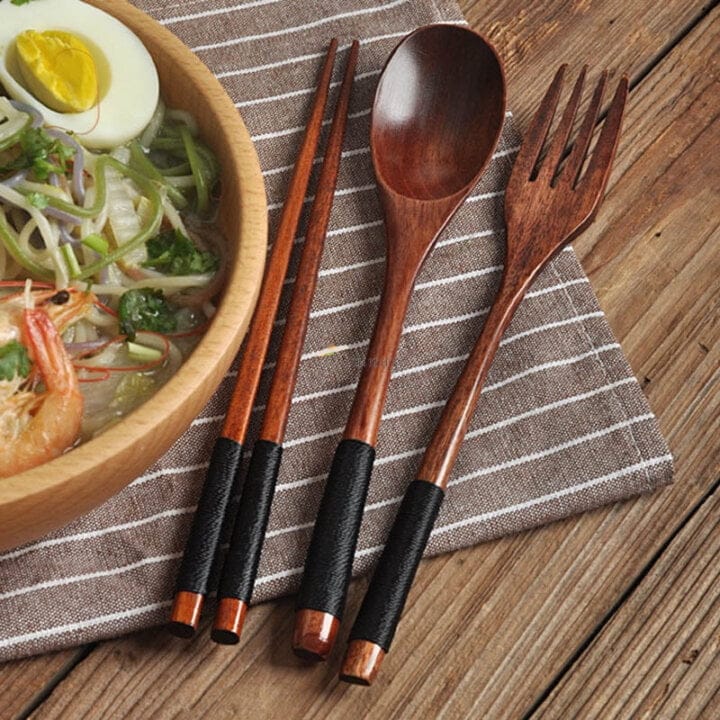 Wooden-Spoon-Fork-Set-Japanese Wooden-Spoon-Fork-Set-Japanese
