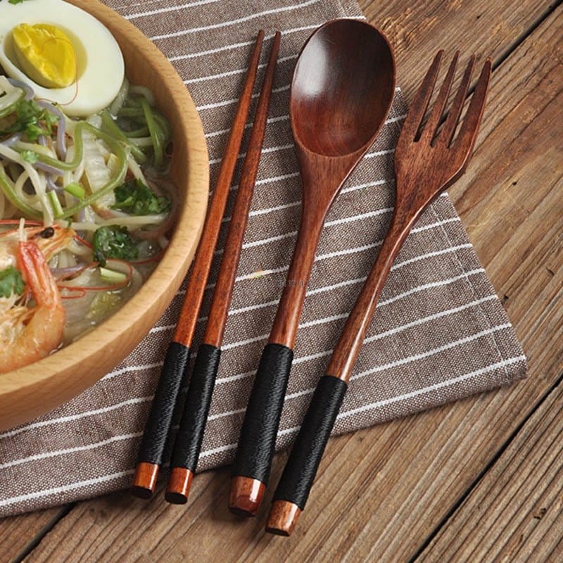 Wooden-Spoon-Fork-Set-Japanese Wooden-Spoon-Fork-Set-Japanese