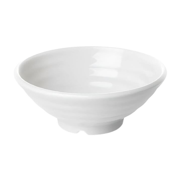 Large White Melamine Noodle Bowl