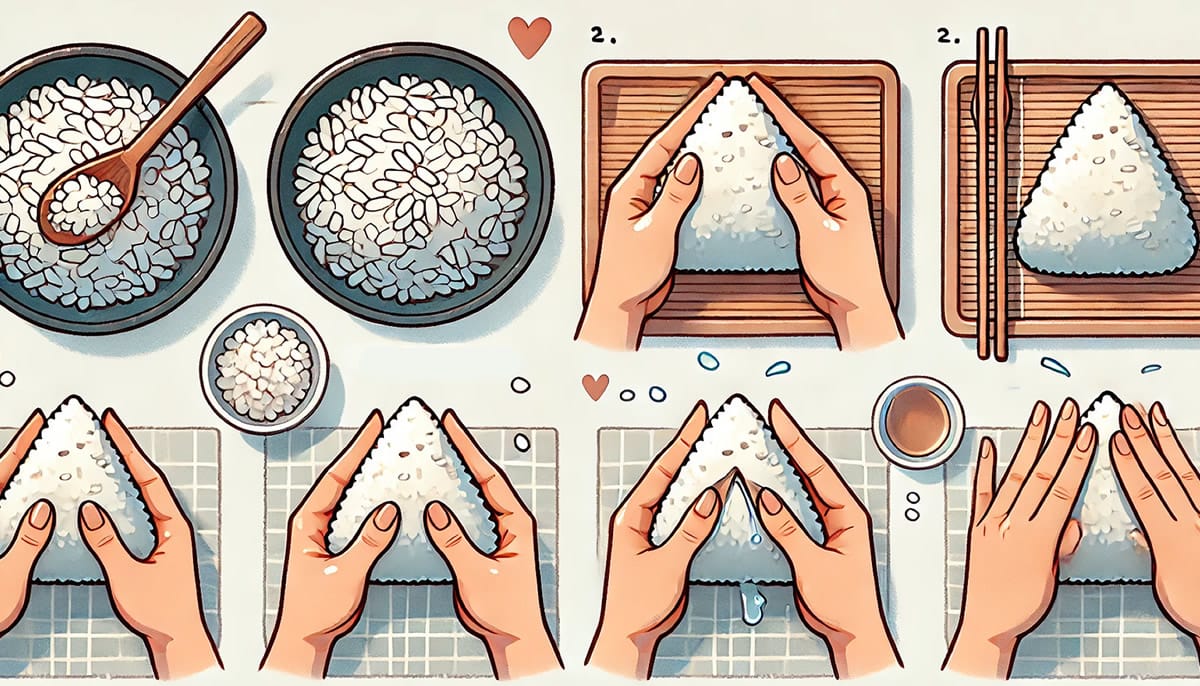 Step 3 - Shape The Onigiri