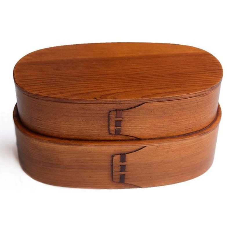Manchurian Ash Bento Box Side View Manchurian Ash Bento Box Side View