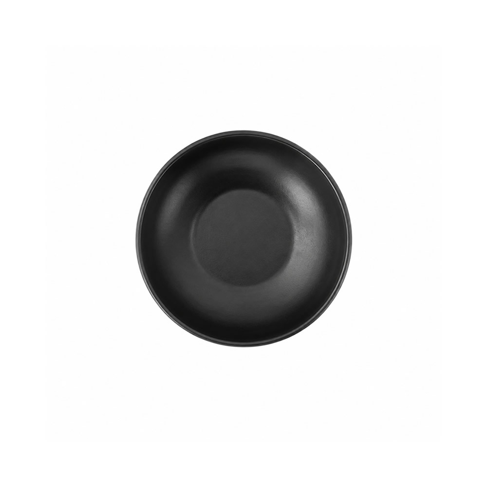 Round Matte Black Sauce Dish