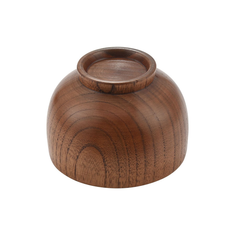 Natural Wood Miso Bowl Bottom