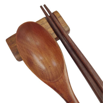 Wooden Chopstick & Spoon Holder