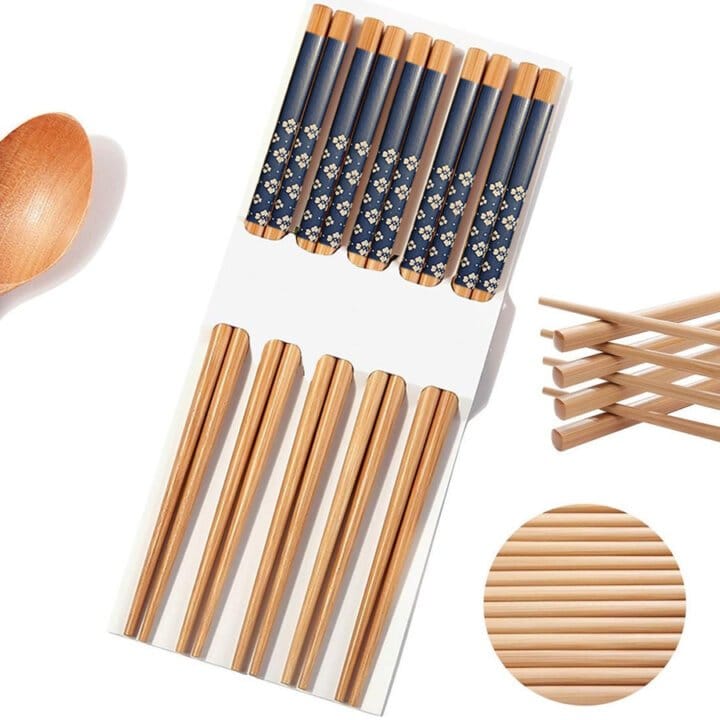 Traditional Bamboo Chopsticks &Amp; Japanese Print Traditional Bamboo Chopsticks &Amp; Japanese Print
