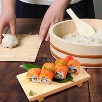 Wooden Sushi Oke Rice Tub