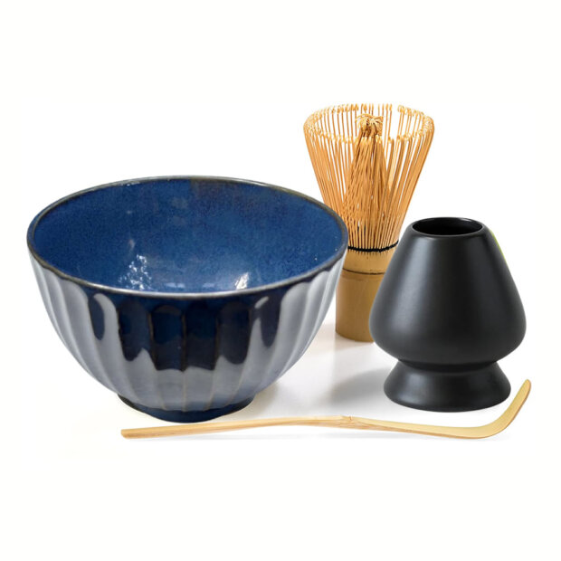 Blue Ceramic Matcha Tea Set