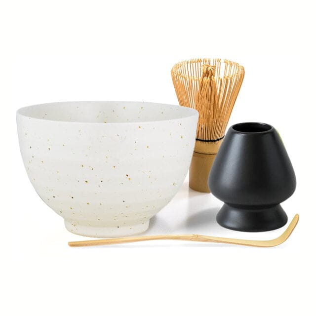 Stone White Matcha Tea Set