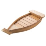 Wooden Sushi Boat Serving Tray 10″