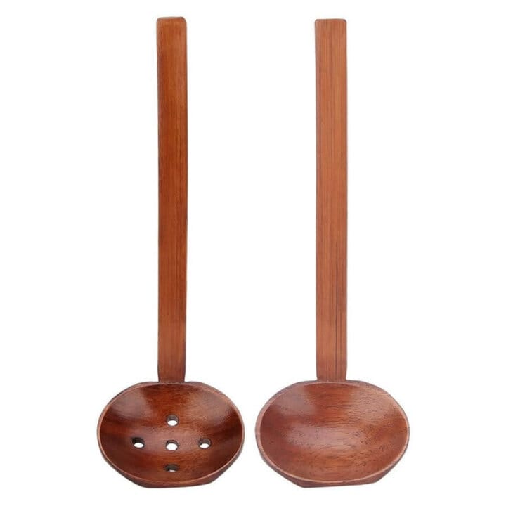 Long Handle Ramen Wooden Spoon Set Long Handle Ramen Wooden Spoon Set