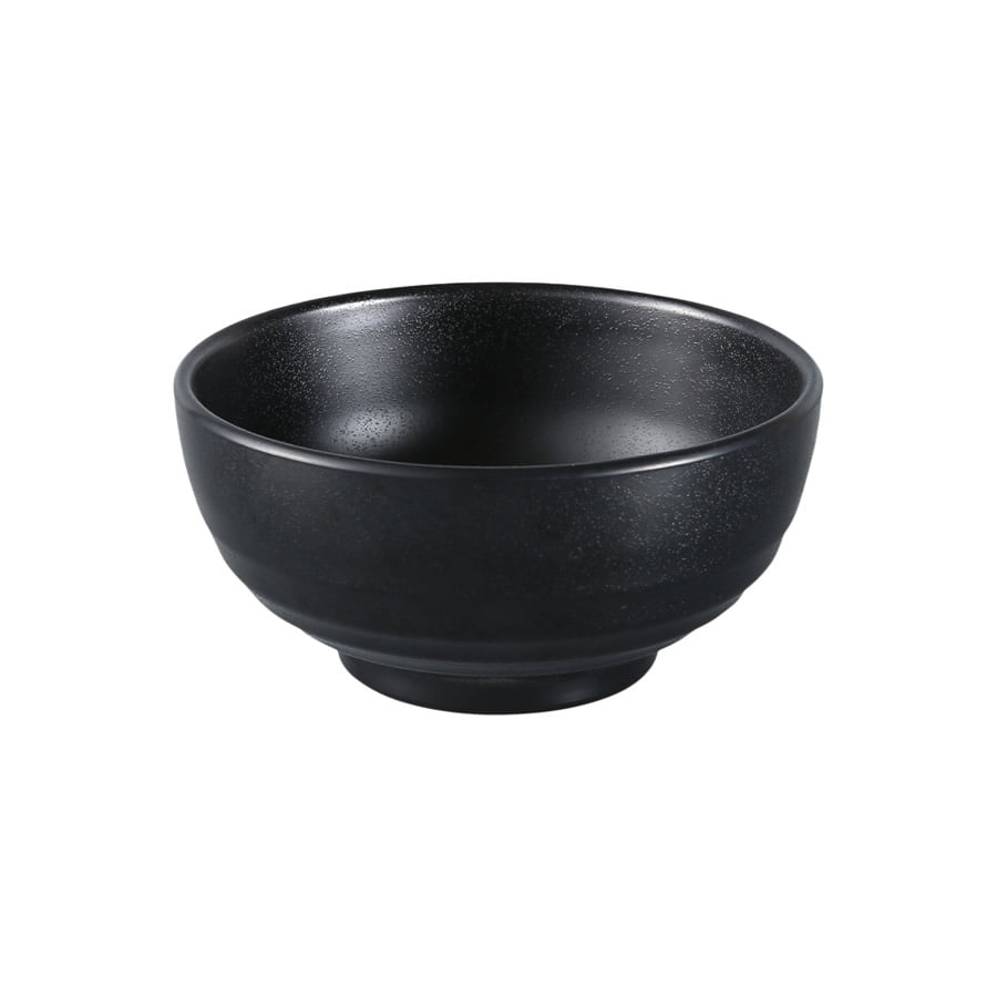 Small Matte Black Soup Bowl 4.5″